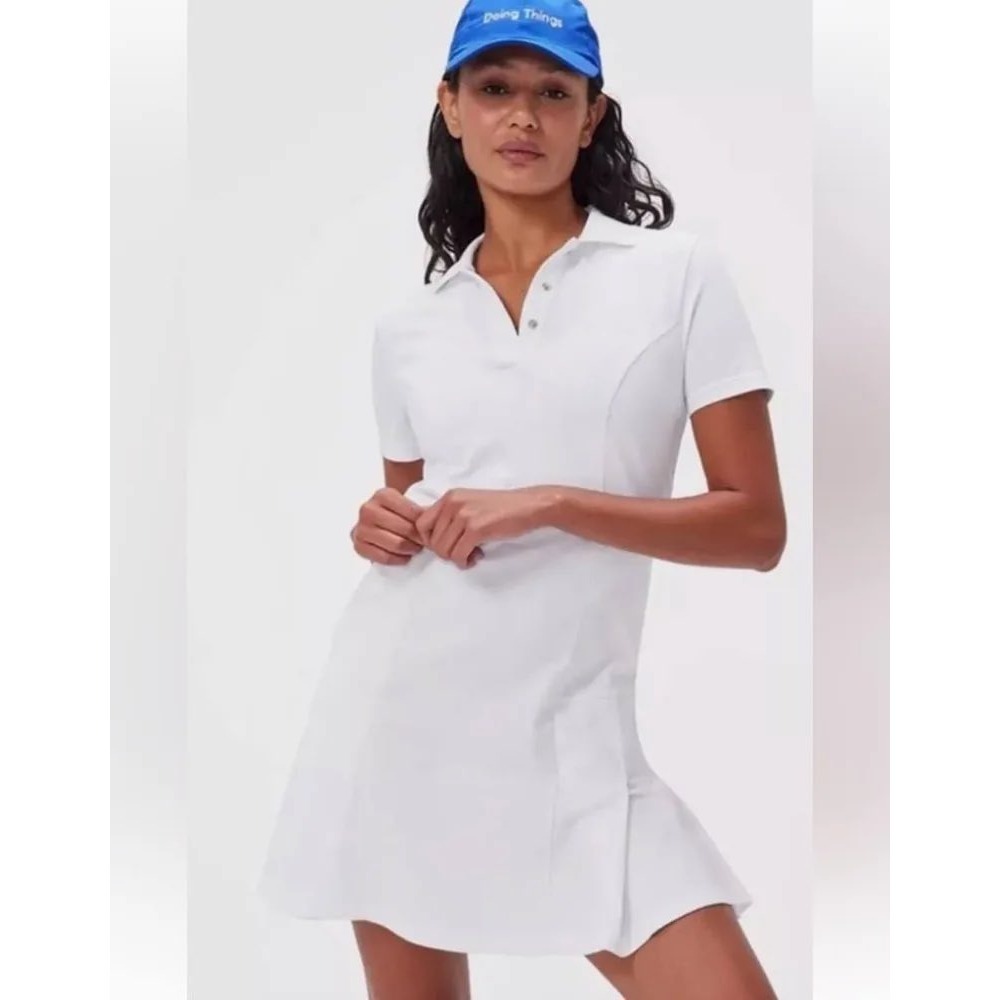 Outdoor‎ Voices Sport Dress in White Size XL Polo Golf Tennis Active Athleisure